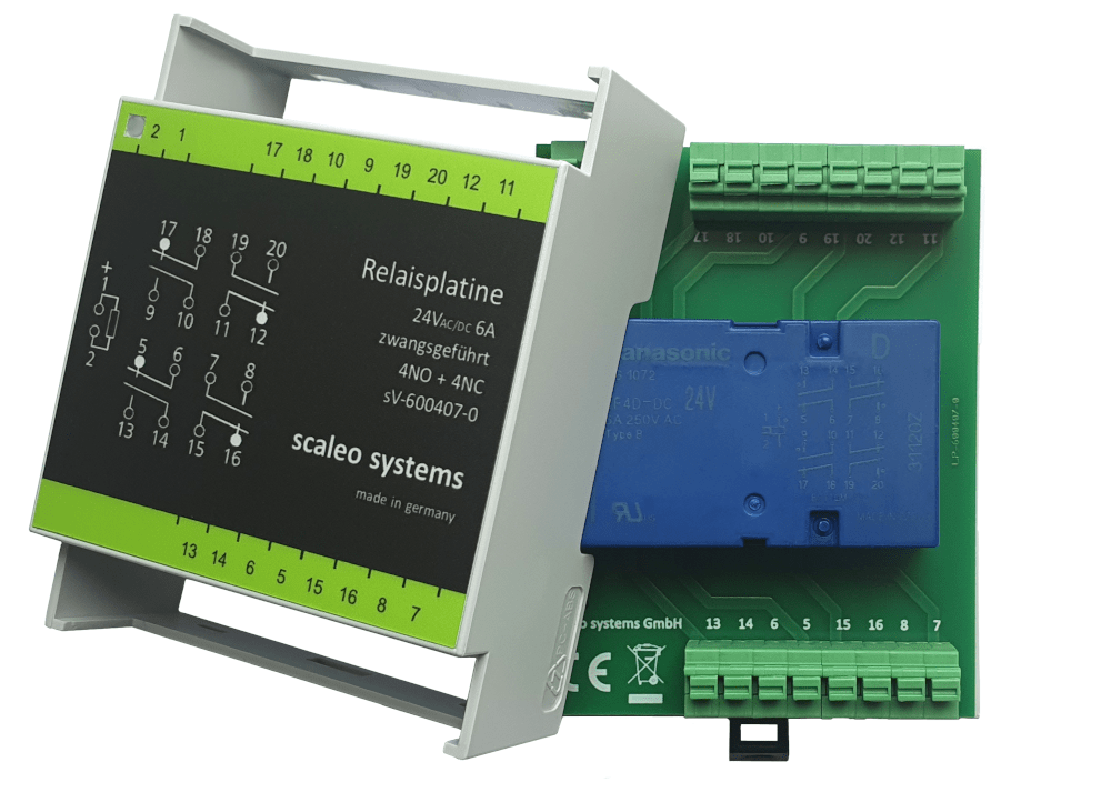 Relaisplatine 4 Öffner 4 Schliesser